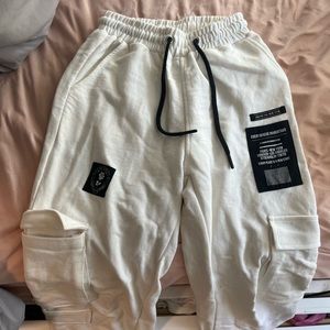 Bershka White Sweatpants | US Size XS